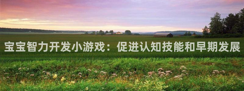 沐鸣娱乐2可靠吗：宝宝智力开发小游戏：促进认知技能和早期发展