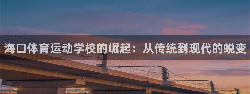 必一运动：海口体育运动学校的崛起：从传统到现代的蜕变