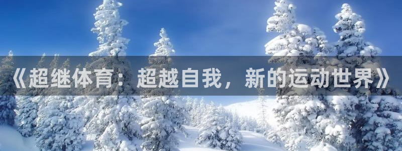 必一运动体育官网入口：《超继体育：超越自我，新的运动世界》