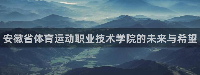 必一运动体育官网：安徽省体育运动职业技术学院的未来与希望