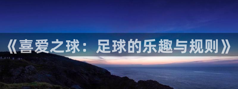 必一运动：《喜爱之球：足球的乐趣与规则》